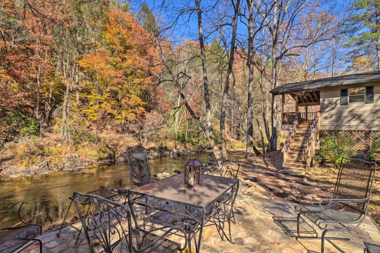 הוילה Weaverville Creekside Retreat With Deck, 18 Miles To Wolf Ridge מראה חיצוני תמונה