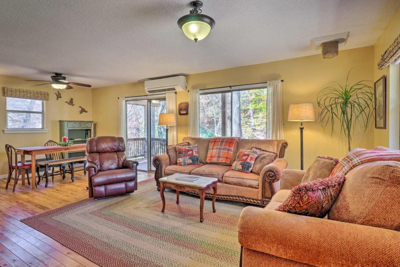 הוילה Weaverville Creekside Retreat With Deck, 18 Miles To Wolf Ridge מראה חיצוני תמונה