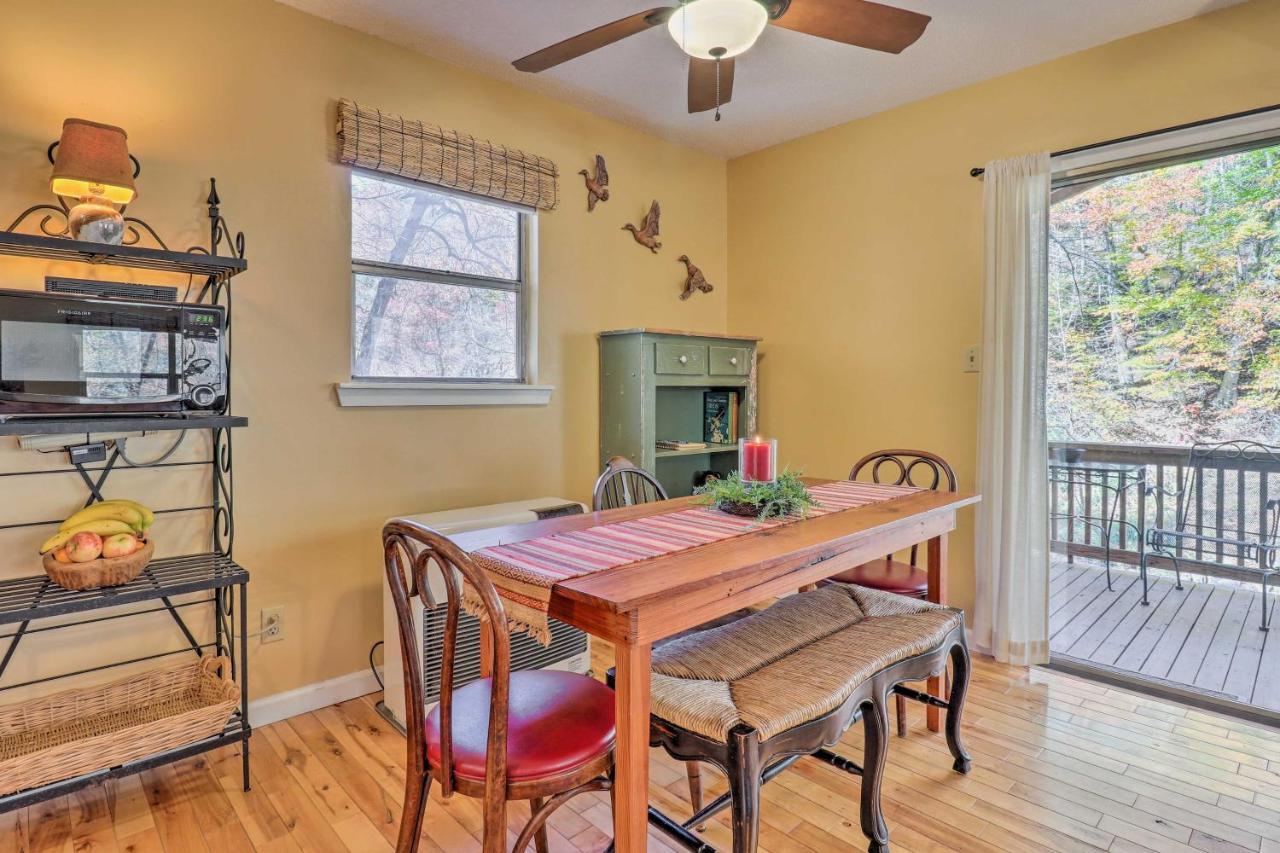 הוילה Weaverville Creekside Retreat With Deck, 18 Miles To Wolf Ridge מראה חיצוני תמונה