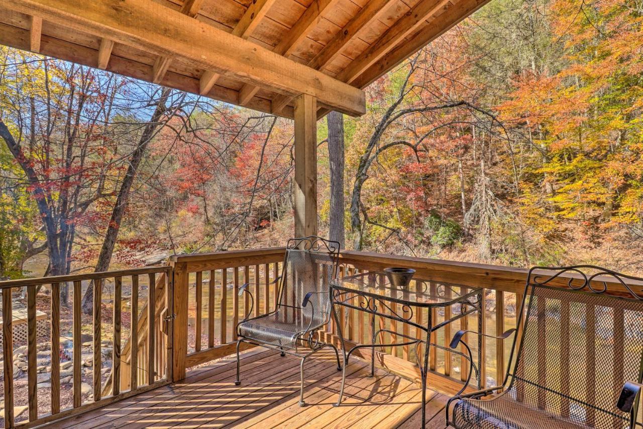 הוילה Weaverville Creekside Retreat With Deck, 18 Miles To Wolf Ridge מראה חיצוני תמונה