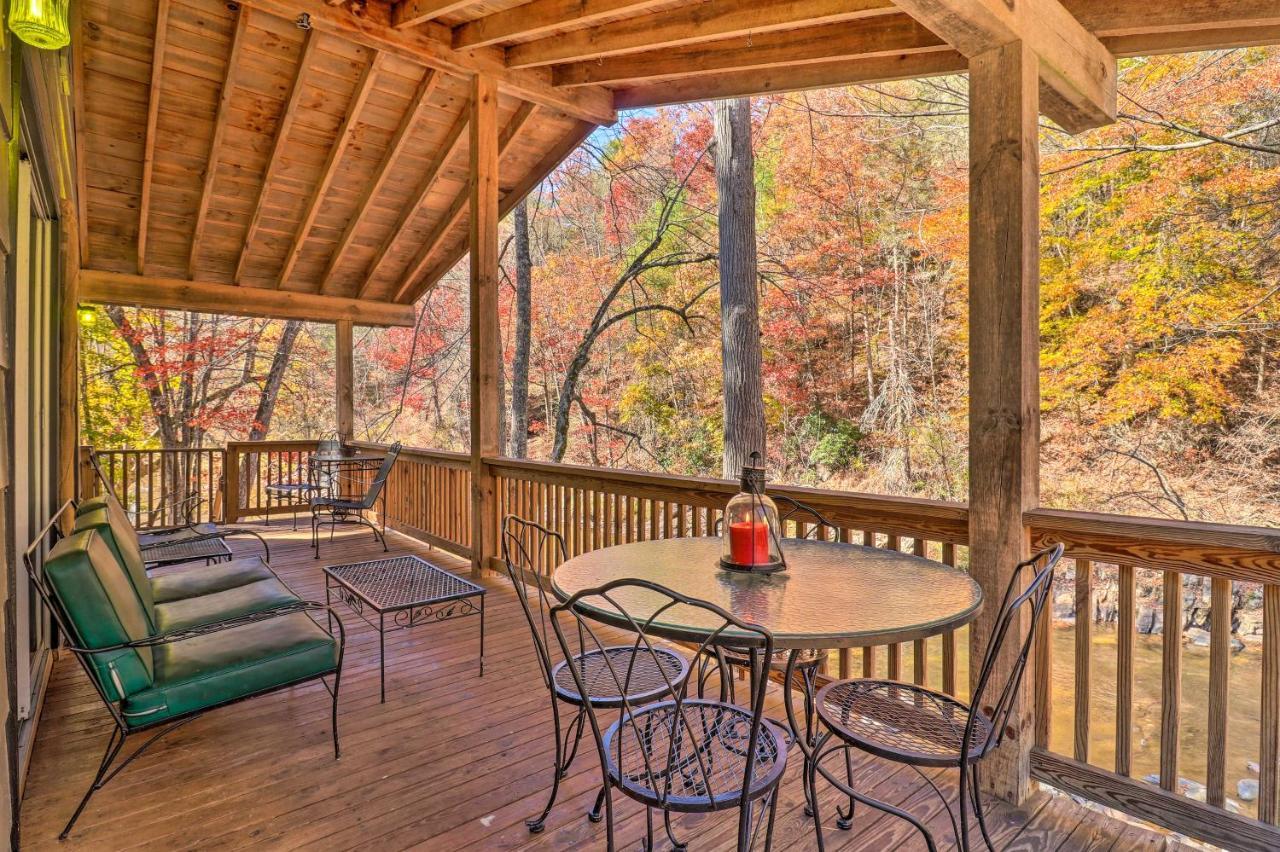 הוילה Weaverville Creekside Retreat With Deck, 18 Miles To Wolf Ridge מראה חיצוני תמונה