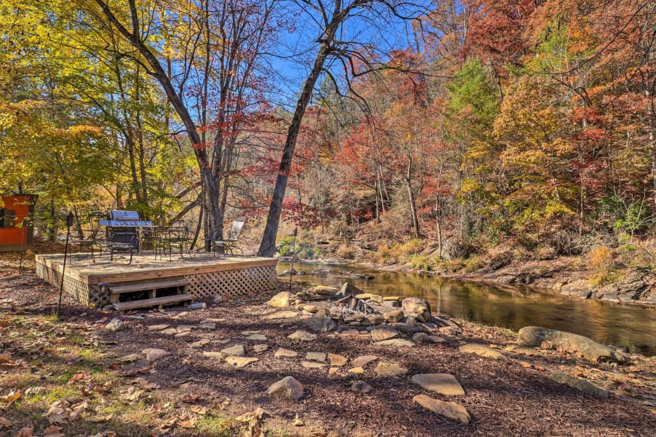 הוילה Weaverville Creekside Retreat With Deck, 18 Miles To Wolf Ridge מראה חיצוני תמונה